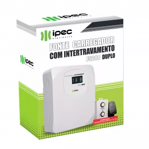 IPEC CARREGADOR ELETRONICO COM INTERTRAVAMENTO F5000 DUPLO