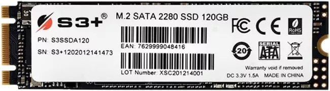 S3+ HD SSD M.2 120GB