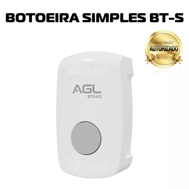 AGL BOTOEIRA SIMPLES BT-S 433 (SEM FIO)