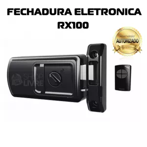 AGL FECHADURA ELETRONICA RX100 PRETA