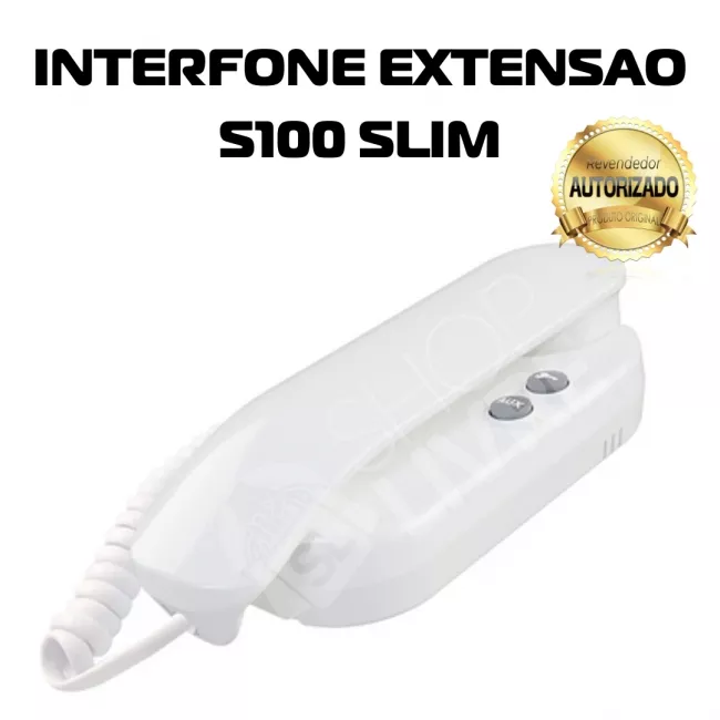 AGL INTERFONE EXTENSÃO S100 SLIM