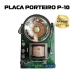 AGL PLACA PORTEIRO P-10 - PQ / P10 S