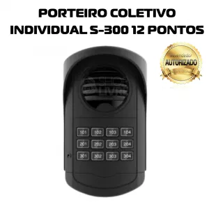 AGL PORTEIRO COLETIVO INDIVIDUAL S-300 12 PONTOS