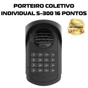 AGL PORTEIRO COLETIVO INDIVIDUAL S-300 16 PONTOS