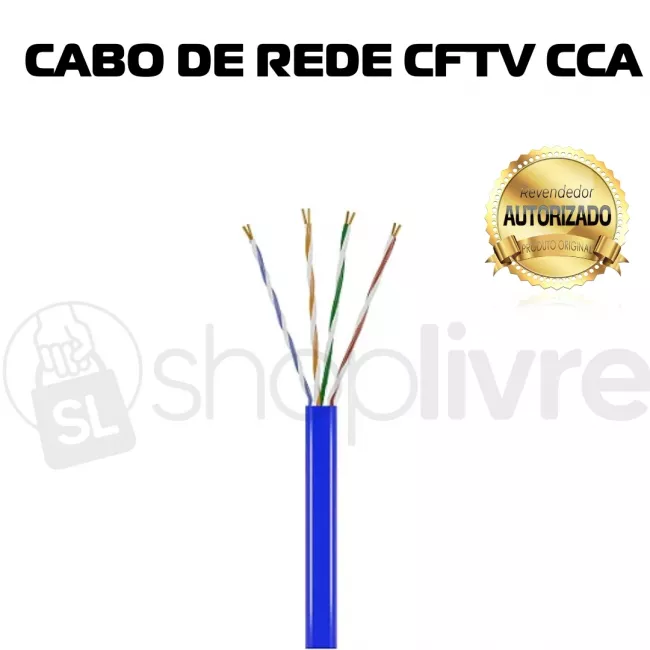 FRAPA CABO DE REDE CFTV CCA 4 PARES BOBINA 300MT