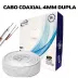 FRAPA CABO COAXIAL 4MM EVOHD DUPLA BLIND RIGIDO PROTECAO UV 100MT (N)