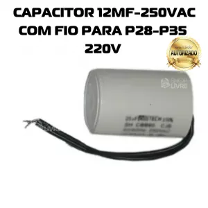 ROSSI CAPACITOR 12MF-250VAC COM FIO PARA P28-P35 220V