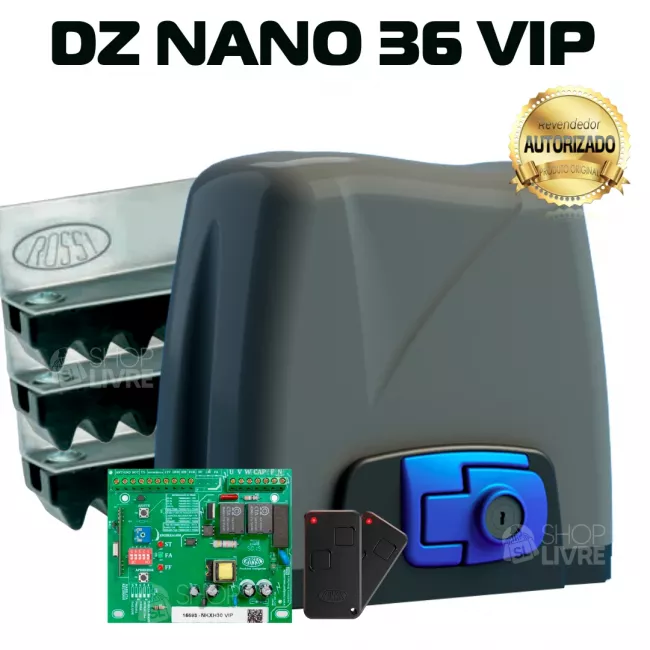 MOTOR DESLIZANTE ROSSI DZ NANO 36 VIP 127V 500KG