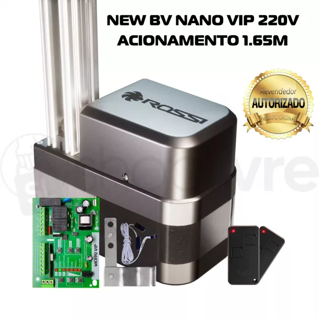 MOTOR BASCULANTE ROSSI NEW BV NANO VIP 220V C/ ACIONAMENTO 1.65MT