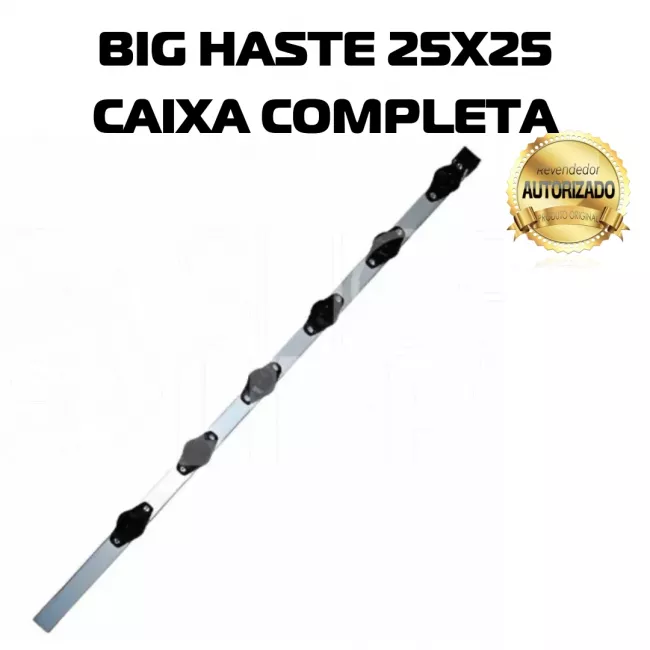 CONFISEG BIG HASTE 25X25 1MT C/ 6 ISOLADOR W (CAIXA COMPLETA)