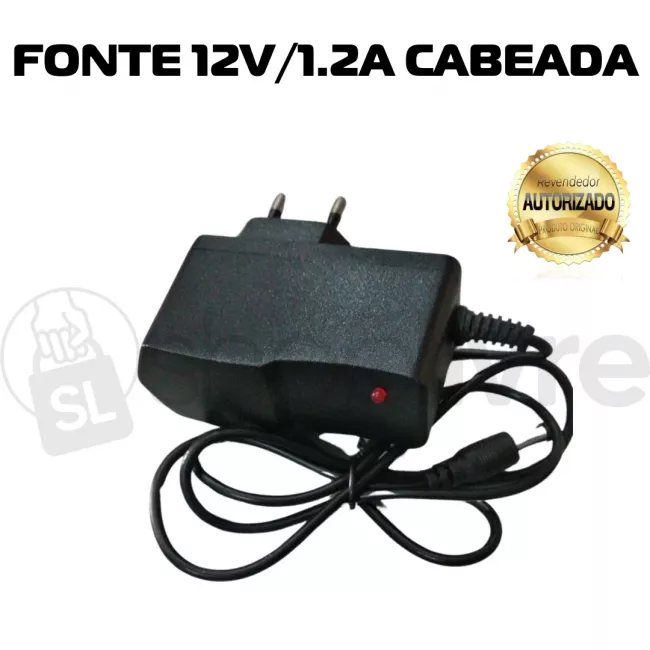 FASGOLD FONTE 12V/1.2A CABEADA (PSI-SMART CHIP) FS-125