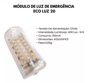 IPEC MODULO ECO LUZ 20 (20 LEDS CADA MÓDULO)