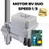 KIT MOTOR BASCULANTE SPEED 1/3 220V + ACION 5/8 3,75M