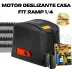 KIT MOTOR DESLIZANTE CASA FIT RAMP 1/4 127V + 04M CREMA