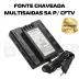 MCM FONTE CFTV MULTISAIDAS 5A