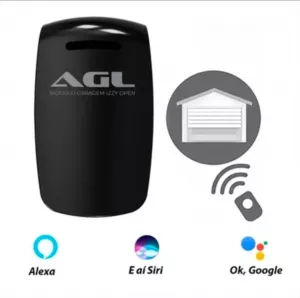 AGL MODULO GARAGEM IZZY OPEN 433MHz PRETO