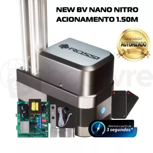 MOTOR BASCULANTE ROSSI NEW BV NANO NITRO 127/220V C/ ACIONAMENTO 1.50MT