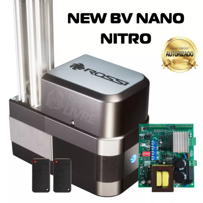 MOTOR BASCULANTE ROSSI NEW BV NANO NITRO 127/220V COM FERRO UP