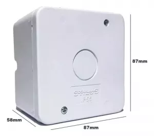 STILUS CAIXA ORGANIZADORA PARA CFTV 10X10 (MICRO) BRANCA