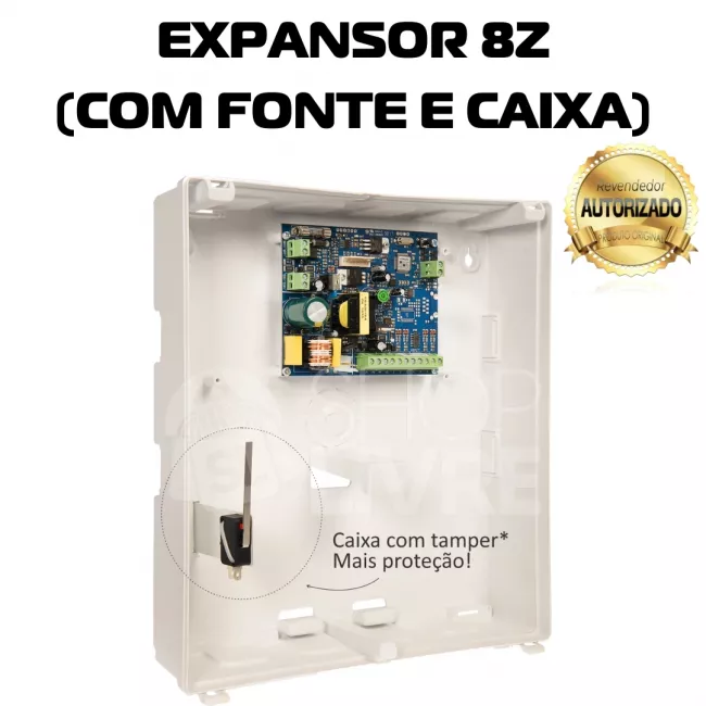 VIAWEB EXPANSOR 8Z (C/ FONTE E CX ABS)